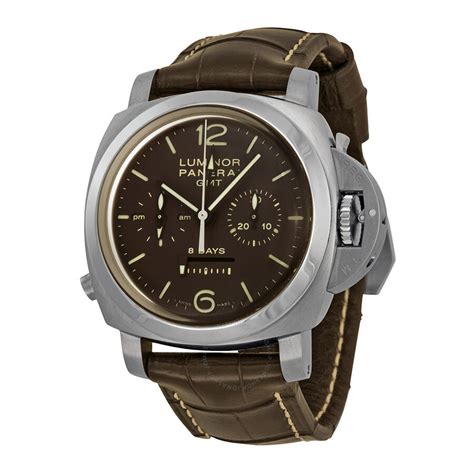 panerai gmt chrono 8 days|panerai watch cost.